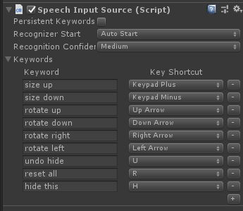 speech input source