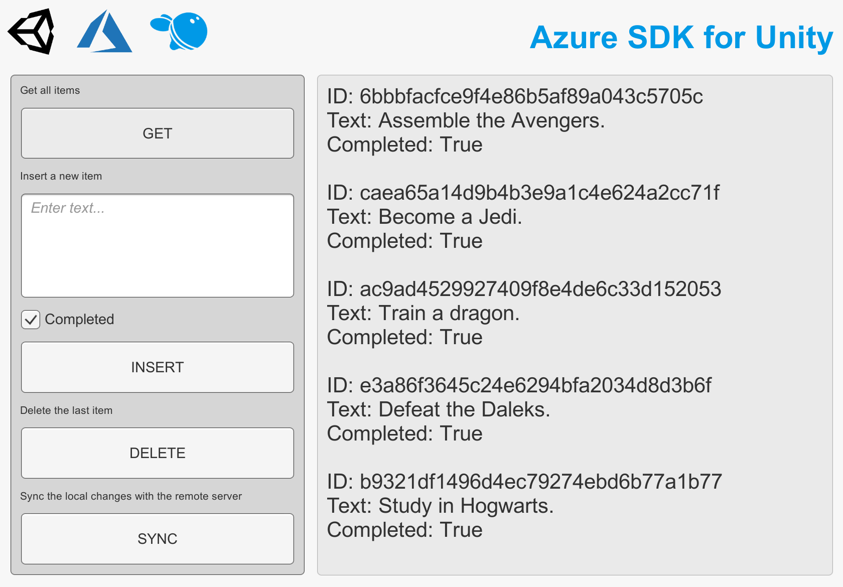 lightbuzz-azure-unity