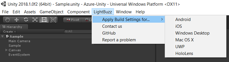 lightbuzz-build-settings