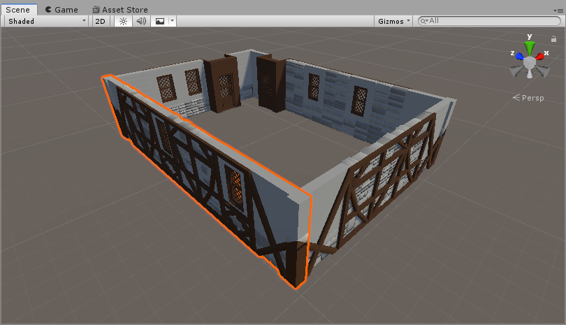 Selected mesh of one ParseTreeNode