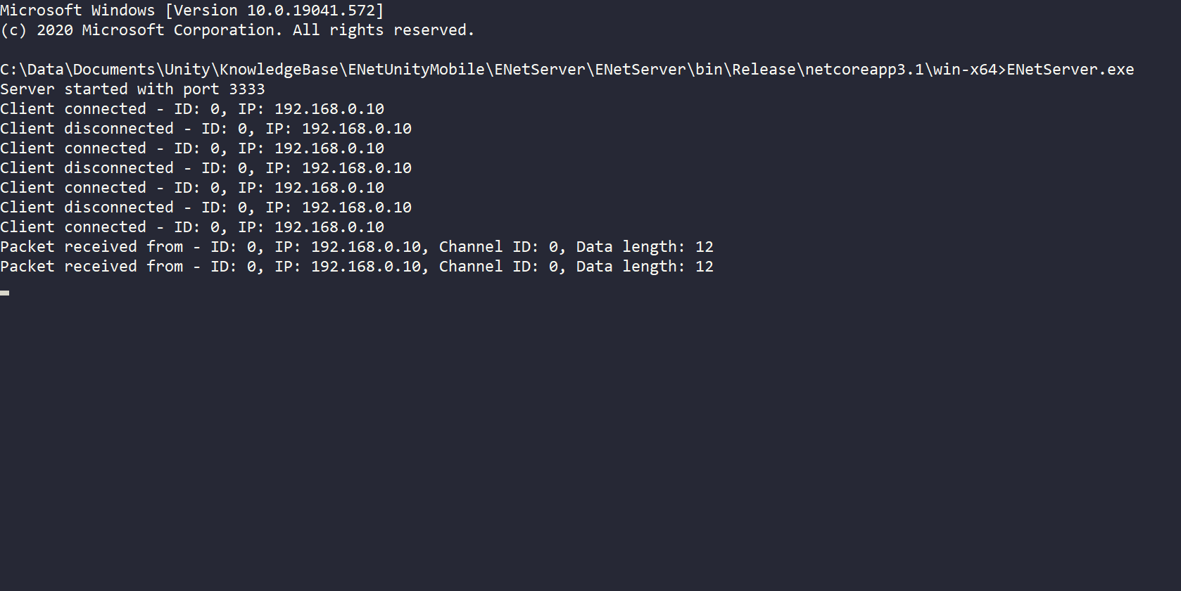 Commandline Server