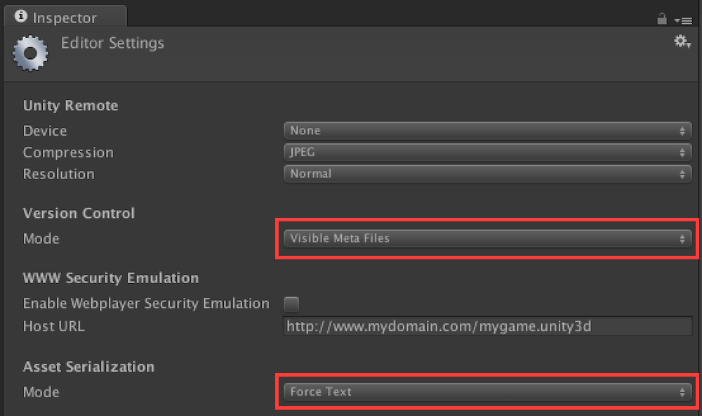 Edit -> Project Settings -> Editor