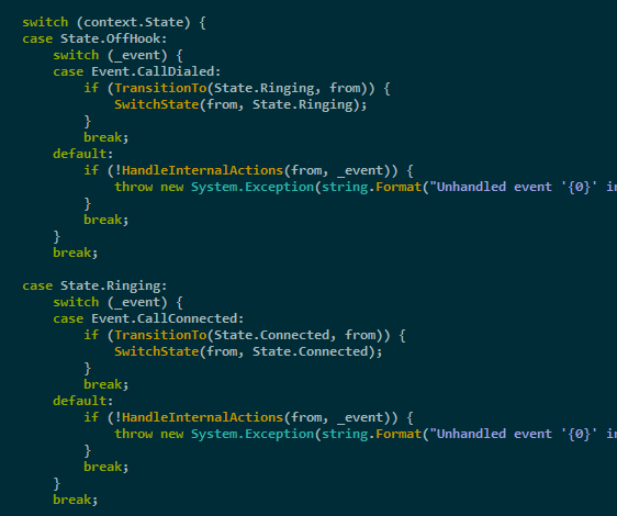 Tedious C# code