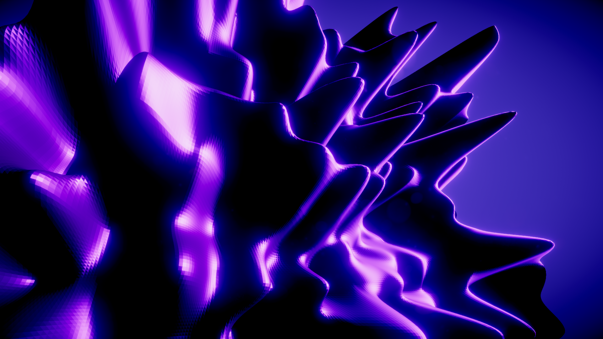 Procedural geometry rendered image