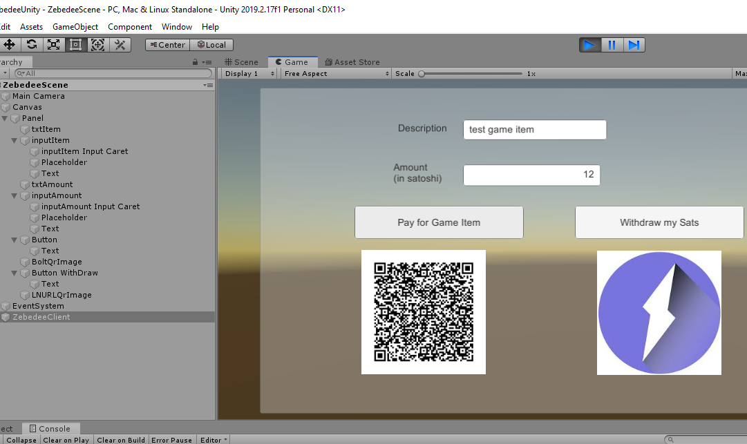 Unity Demo project